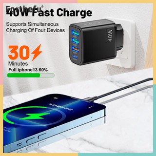 ★ Forthefu ★  Pd อะแดปเตอร์ชาร์จโทรศัพท์มือถือ 25W USB C 4 พอร์ต Type C ชาร์จเร็ว สําหรับ iPhone 14 13 12 Pro Huawei Samsung