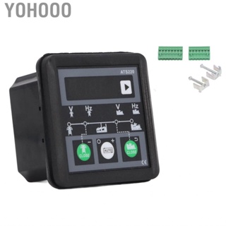 Yohooo ATS Controller Accessory  Clear Display 30‑300V 4 Bit  Digital Tube Automatic Transfer Switch IP54  Modular Design Dual Power for Equipment