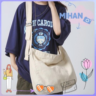 Mh Canva Hobo กระเป๋าลําลอง หลายช่อง ความจุขนาดใหญ่ สําหรับเดินทาง ทํางาน โรงเรียน