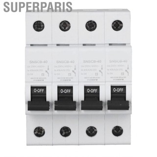 Superparis SCB 4P40KA Surge Protection Breaker Device Voltage Circuit Lightning Low Air Switch 230V-400V