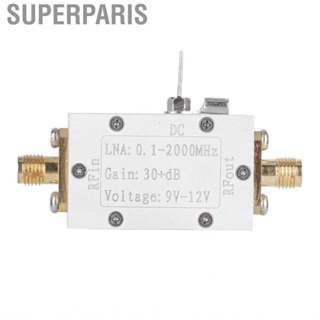 Superparis 30dB RF Broadband Amplifier Low Noise 0.1-2000MHz Working Frequency