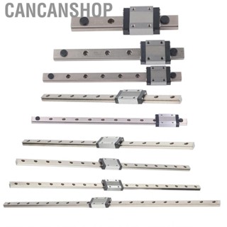 Cancanshop Miniature Linear Rail Slide ​Guide 12mm Width Guide Bearing Steel