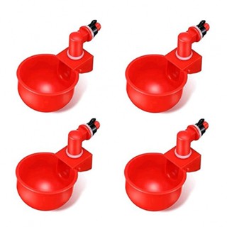 ⚡NEW 8⚡Chicken Waterer ABS Plastic New Red Useful 100% Brand New And High Quality