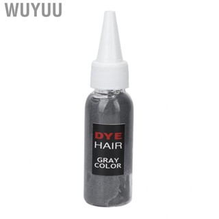 Wuyuu Hair Coloring   Easy Use Grey Dye 30ml Evenly Color for DIY Men Women