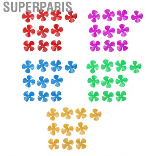 Superparis Plastic Propellers 4 Blades Propeller Large Thrust for DIY Toys Craft