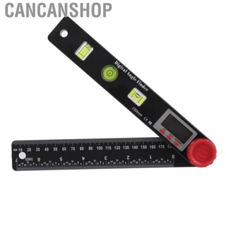 Cancanshop 4 in 1 Digital Display Angle Ruler Multifunctional Protractor 360 Degree for Carpenter Home Outdoor Industry