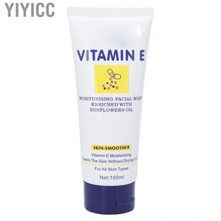 Yiyicc Moisturizing Facial   Vitamin E Face Wash Deep Clean Brighten Skin  3.53oz Delicate Foam for Care