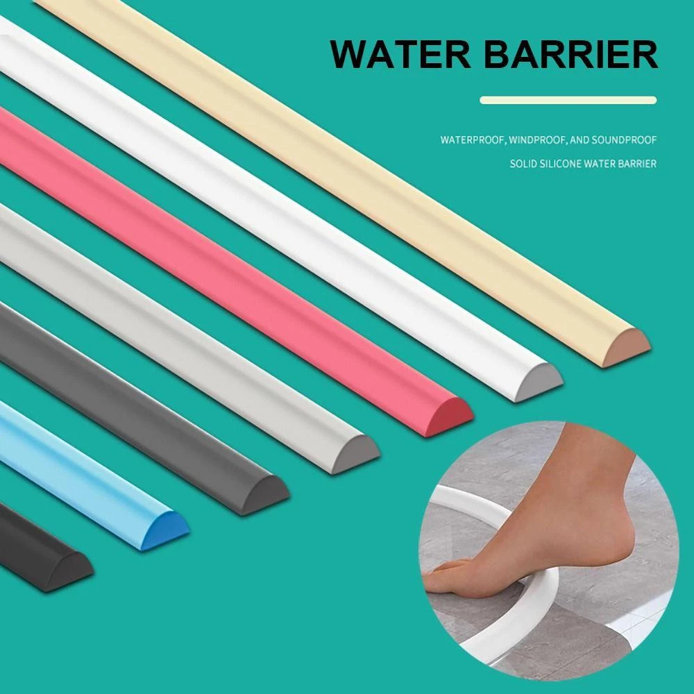 【จัดส่งจากประเทศไทย】GORG Water Dam Guard, ซิลิโคนเปียกแห้งแยกเกณฑ์ฝักบัว, Professional Sink พับห้องน้ํา Shower Barrier ห้องครัว