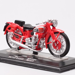 โมเดลรถจักรยานยนต์วิบาก Moto Guzzi Airone Sport Heron สเกล 1/24 สไตล์วินเทจ สําหรับเก็บสะสม