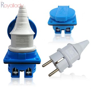 #ROYALLADY#Socket ปลั๊กยุโรป สําหรับเครื่องกําเนิดไฟฟ้า 1-10kw