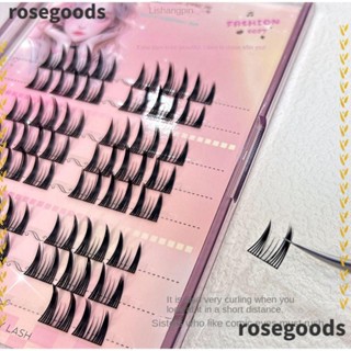 Rosegoods1 ขนตาปลอม มังงะ, คลัสเตอร์นางฟ้า Dramatic, ขนตาคอสเพลย์ วิสพี ธรรมชาติ ตาแมว แต่งหน้า ขนตาปลอม ขนปุย ผู้หญิง