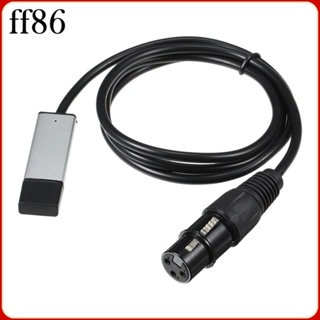 1/2 USB เป็น DMX DMX512 อินเตอร์เฟซ อะแดปเตอร์ สายเคเบิล เวที ตัวควบคุมไฟ