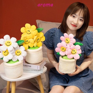 Aroma หมอนตุ๊กตานุ่ม รูปดอกทานตะวัน ของเล่นสําหรับเด็ก