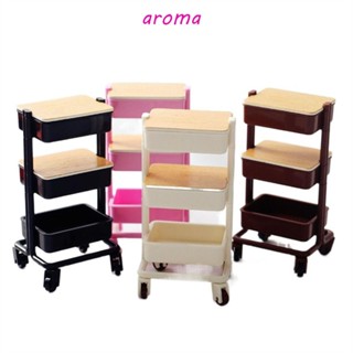 Aroma รถเข็นพลาสติกจําลอง DIY ของเล่นสําหรับเด็ก