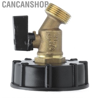 Cancanshop IBC Tote Tank Adapter 2.4in Valve Male Thread Drain Hose