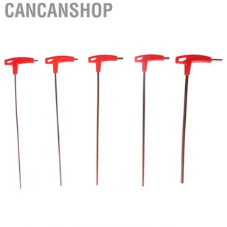 Cancanshop 5Pcs T Handle Hex Wrench Flat Head Spanner Mechanical  Fastening Tools