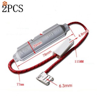 ชุดอะไหล่ฟิวส์แรงดันสูง 0.65-0.9A อุปกรณ์เสริม สําหรับไมโครเวฟ 2 ชิ้น