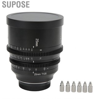 Supose  Lens  T1.05 Cinema Lens Manual Focus 13 Blades Imprinted Slide Mode Optical Glass for Movie