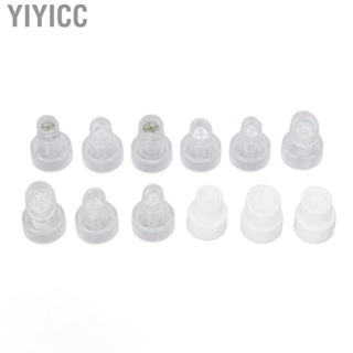 Yiyicc 12x Hydra Facial Dermabrasion Tip  Microdermabrasion Spare Heads Fo