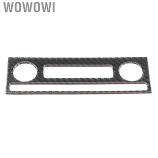 Wowowi Air Conditioning Control Panel  Carbon Fiber AC Console Trim for Car