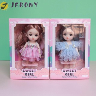 Jeromy BJD ตุ๊กตาเด็กอนุบาล 3D ข้อต่อขยับได้ 13 ชิ้น DIY