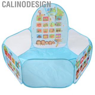 Calinodesign Children s 1.2m Basketball Pool Big Safe Foldable Blue Kids Indoor Playpen Ba GS