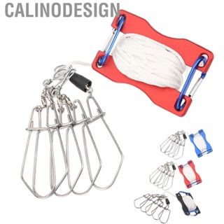 Calinodesign Live Fish Lock Stainless Steel Wire Rope Portable for Big Lure Fishing Equipment