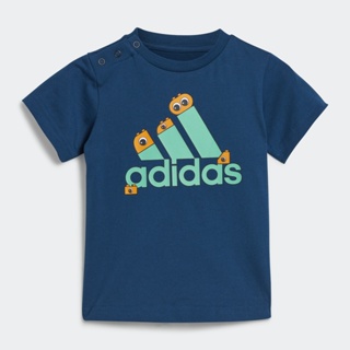 adidas ไลฟ์สไตล์ เสื้อยืดพิมพ์ลาย adidas x Classic LEGO® สำหรับเด็ก เด็ก สีน้ำเงิน IL5082