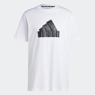 adidas ไลฟ์สไตล์ เสื้อยืด Future Icons Badge of Sport ผู้ชาย สีขาว IC3710