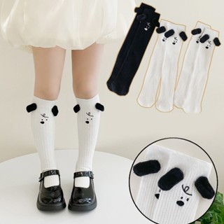 Zuo ถุงเท้าผ้าฝ้าย ลายตุ๊กตา 3D น่ารัก สําหรับเด็ก