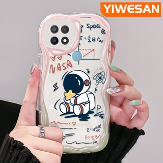 เคสโทรศัพท์มือถือแบบนิ่ม ใส กันกระแทก ลายการ์ตูนนักบินอวกาศน่ารัก สําหรับ OPPO A15 A15s A35 4G