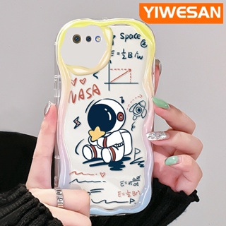 เคสโทรศัพท์มือถือแบบนิ่ม ใส กันกระแทก ลายการ์ตูนนักบินอวกาศน่ารัก สําหรับ Realme C2 C2S OPPO A1K