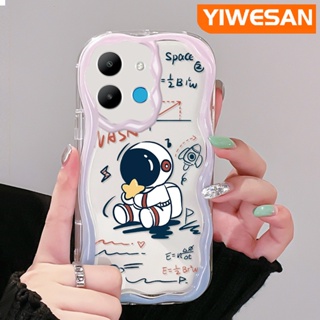 เคสโทรศัพท์มือถือแบบนิ่ม ใส กันกระแทก ลายการ์ตูนนักบินอวกาศน่ารัก สําหรับ Infinix Smart 6 HD Smart 6 Plus Smart 7