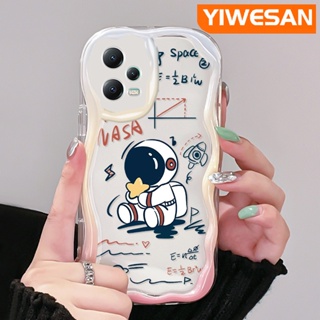 เคสโทรศัพท์มือถือแบบนิ่ม ใส กันกระแทก ลายการ์ตูนนักบินอวกาศน่ารัก สําหรับ Xiaomi Redmi Note 12 Pro Plus Note 12 Pro Speed 5G Poco X5 Pro 5G