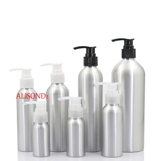 Alisond1 ขวดโลชั่น ขวดรีฟิล ขวดอลูมิเนียมเปล่า แบบพกพา สําหรับแชมพู แชมพู ร้านทําผม