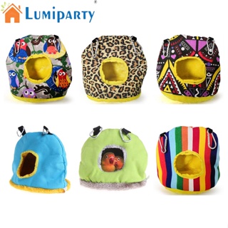 Lumiparty ที่นอนสัตว์เลี้ยง ผ้าฝ้าย ให้ความอบอุ่น แฟชั่นฤดูหนาว สําหรับนกแก้ว หนูแฮมสเตอร์ ชินชิล่า กระต่าย