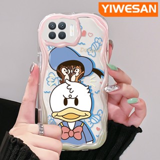 เคสโทรศัพท์มือถือ ซิลิโคนใส ลายการ์ตูนโดนัลด์ดั๊กน่ารัก สีสันสดใส สําหรับ OPPO A93 2020 F17 Pro Reno 4F Reno 4 Lite