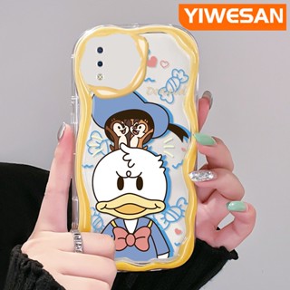 เคสโทรศัพท์มือถือ ซิลิโคนนุ่ม ใส ลายการ์ตูนโดนัลด์ดั๊กน่ารัก สีสันสดใส สําหรับ VIVO Y93 Y93s Y91 Y91i Y95