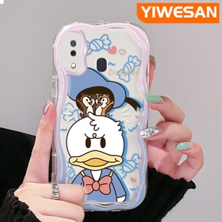 เคสโทรศัพท์มือถือ ซิลิโคนใส ลายการ์ตูนโดนัลด์ดั๊กน่ารัก สีสันสดใส สําหรับ Samsung galaxy A30 A20 A31 A32 M10s