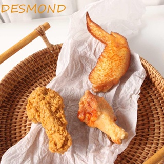 Desmond ปิ่นปักผม อาหารฟาสต์ฟู้ด ปีกไก่น่ารัก เฟรนช์ฟราย โลหะผสม สไตล์เกาหลี ปิ่นปักผม