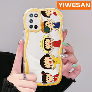 เคสโทรศัพท์มือถือแบบนิ่ม ใส กันกระแทก ลายการ์ตูนชิบิ มารุโกะจัง สําหรับ Realme 7 Pro 7i C17 Narzo 20 Pro