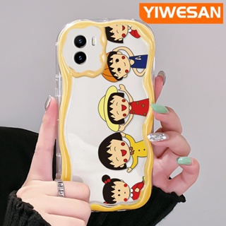 เคสโทรศัพท์มือถือแบบนิ่ม ใส กันกระแทก ลายการ์ตูนชิบิ มารุโกะจัง สําหรับ VIVO Y15s Y15a Y01 Y02s