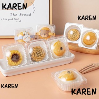 Karen กล่องบรรจุภัณฑ์ ทรงกลม สําหรับงานแต่งงาน 50 ชิ้น