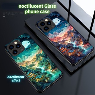 เคสโทรศัพท์มือถือแบบแก้ว ลายภาพวาดสีน้ํามัน MG เรืองแสง สําหรับ Huawei mate10pro 20pro 30pro 40pro 50pro 9pro nova10 nova9 nova8 nova7 nova6 nova5 P10 P20 P30 P40 P50 P60 P9