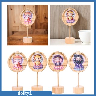 [Dolity1] ของเล่นไม้ หมุนได้ พร้อมฐานหมุน สําหรับวันเกิด