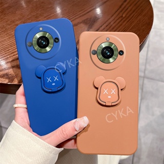 เคสมือถือ แบบนิ่ม พร้อมแหวนขาตั้ง ลายหมี สําหรับ Realme 11 Pro 11Pro+ Realme C51 C53 11 5G 4G NFC Realme 11 NFC