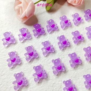 Aroma อุปกรณ์ตกแต่งเล็บเรซิ่น 3D แบบใส DIY