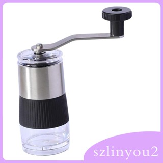 [szlinyou2] เครื่องบดกาแฟแมนนวล ขนาดเล็ก ปรับได้ สําหรับเดินทาง บ้าน ห้องครัว ตั้งแคมป์ กลางแจ้ง