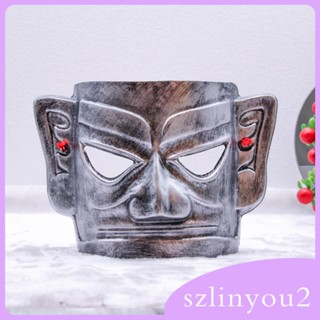 [szlinyou2] Sanxingdui ของตกแต่งฮาโลวีน สําหรับผู้ใหญ่ ผู้ชาย ผู้หญิง งานรื่นเริง