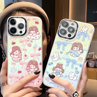 【สำหรับ SAMSUNG】เคสโทรศัพท์มือถือ สำหรับ SAMSUNG A73 A53 Note8 Note9 Note10 S20FE S21FE Lovely Girl ป้องกันการชนกัน